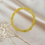 Foto de Pulsera elastizada de piedra natural JADE LIMÓN